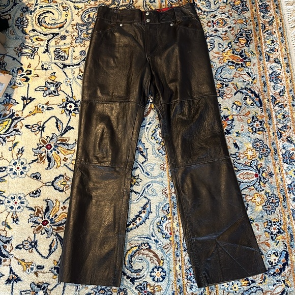 Dolce and Gabbana leather pants